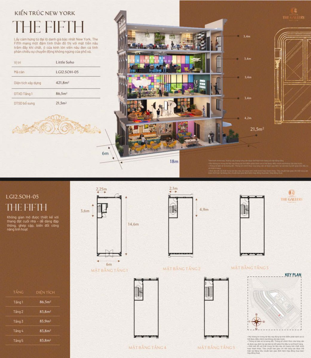 thiết kế Shop TMDV Little SOHO Vinhomes The Gallery Giảng Võ