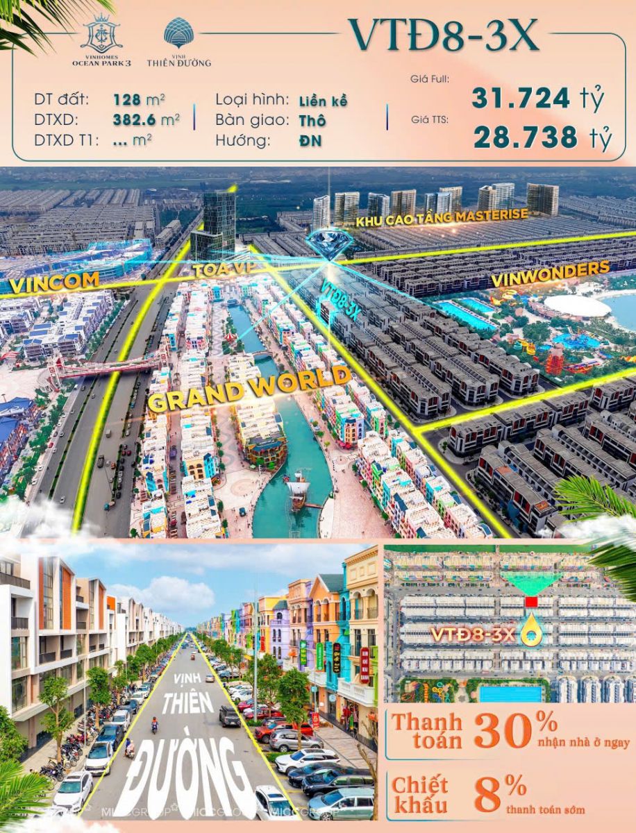 Shophouse vịnh thiên đường vinhomes ocean park 3