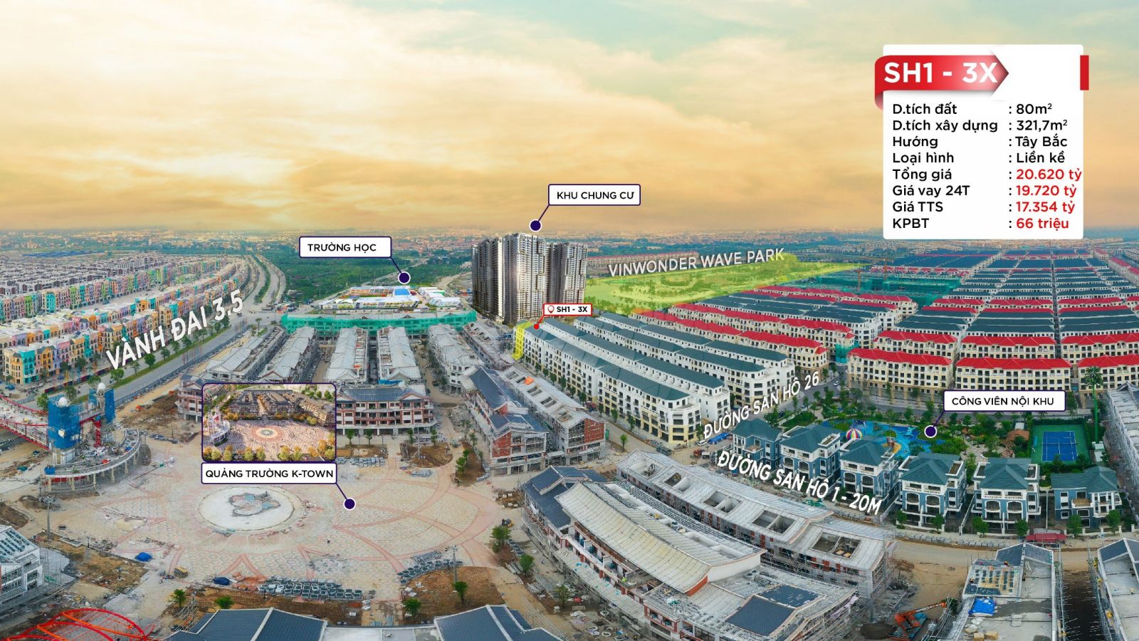 shophouse san hô 01 Vinhomes Ocean Park 2