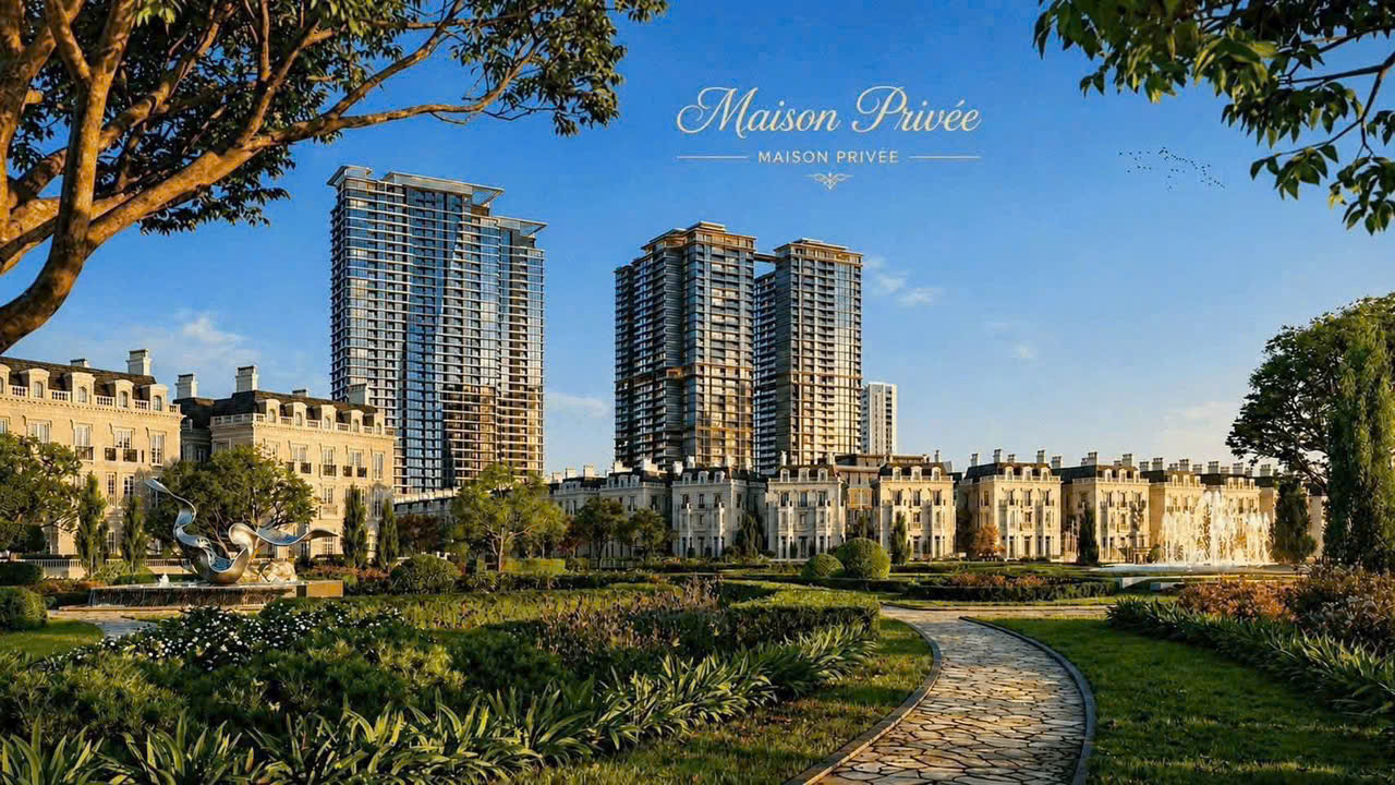 thiết kế mặt ngoài Maison Privée Ciputra By CapitaLand