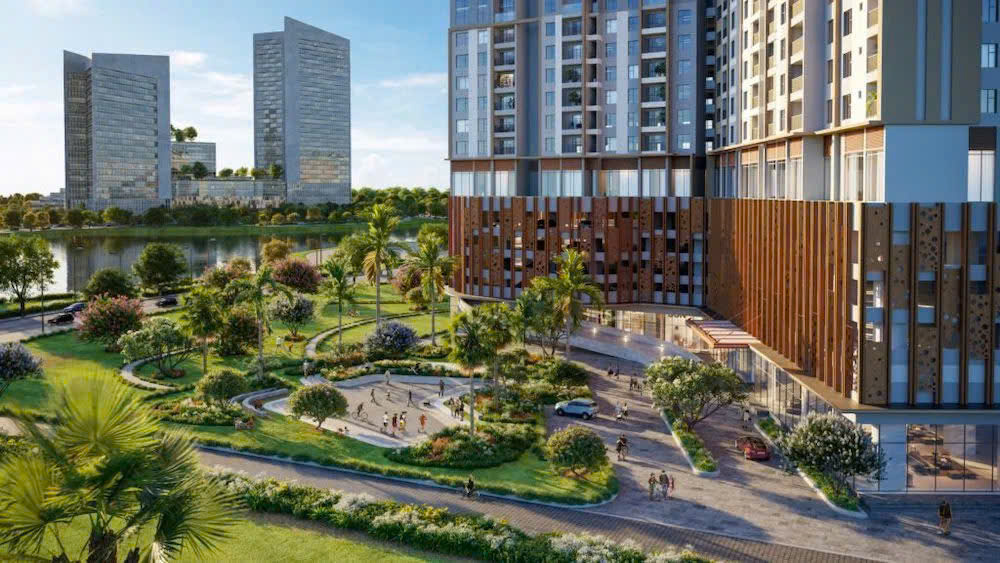 không gian xanh gamuda yên sở