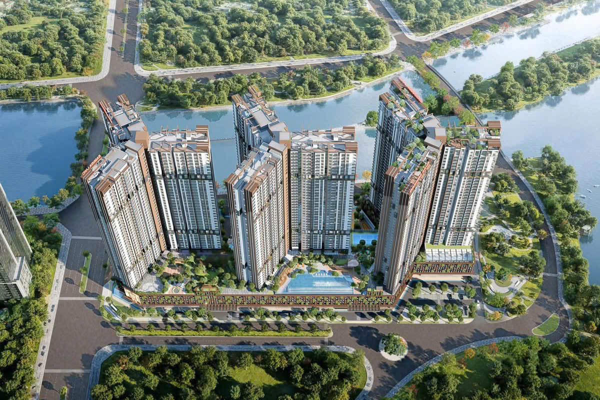 thiết kế mặt ngoài căn hộ Gamuda Central Park