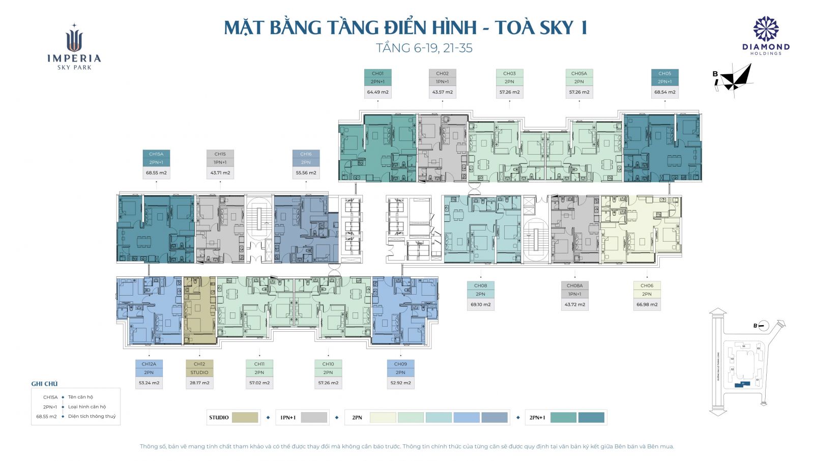mặt bằng tòa S1 imperia nam an khánh