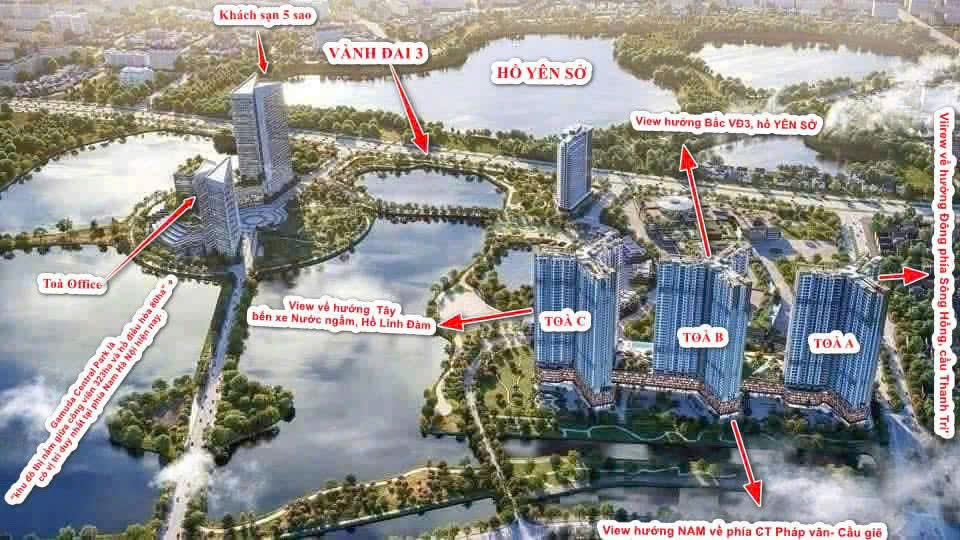 Tổng quan dự án Gamuda Central Park Yên Sở