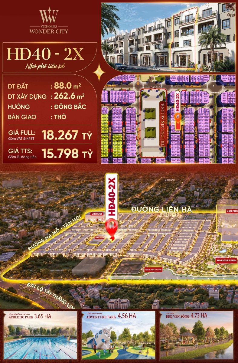 liền kề vinhomes đan phượng
