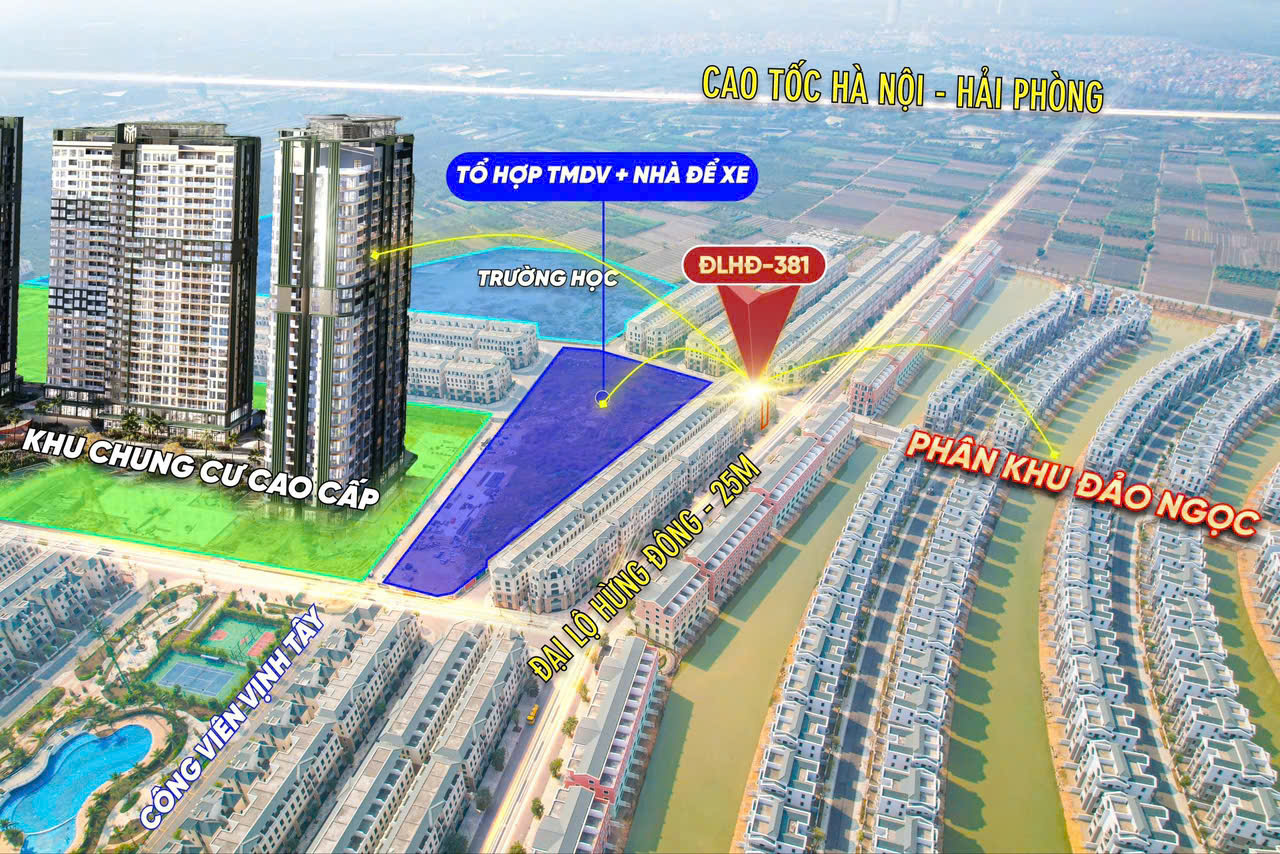 Shophouse Đại Lộ Hừng Đông vinhomes ocean park 3