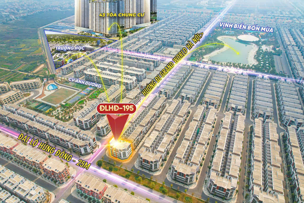 Shophouse Đại Lộ Hừng Đông vinhomes ocean park 3
