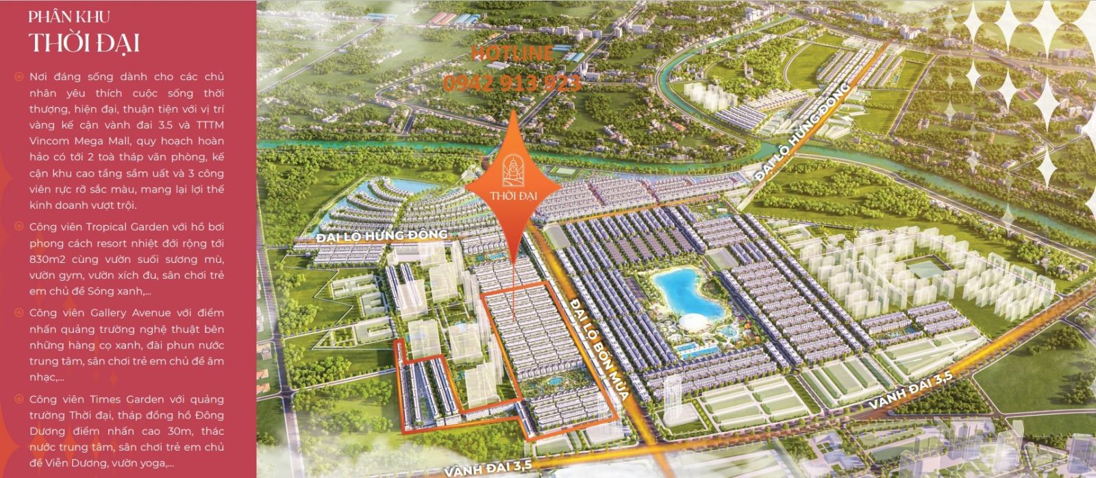 Phân khu Thời Đại Vinhomes Ocean Park 3 - The Crown