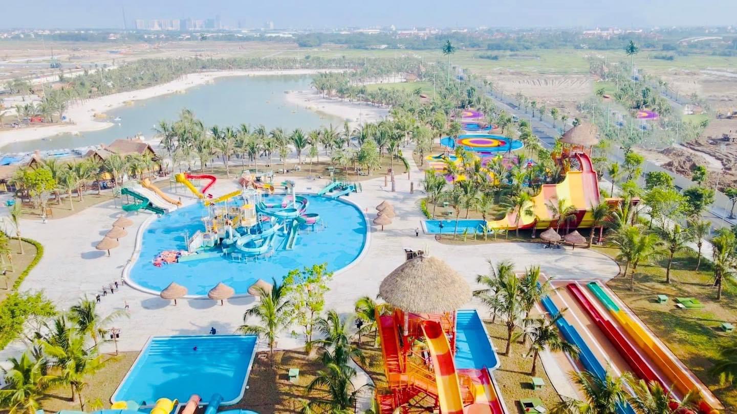 Hồ tạo sóng vinhomes đại an - Vinhomes The Crown