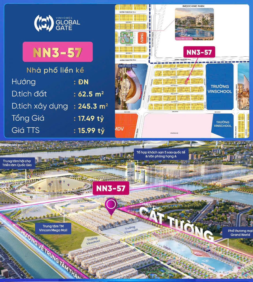 chuyển nhượng liền kề biệt thự phân khu tinh hoa Vinhomes Cổ Loa