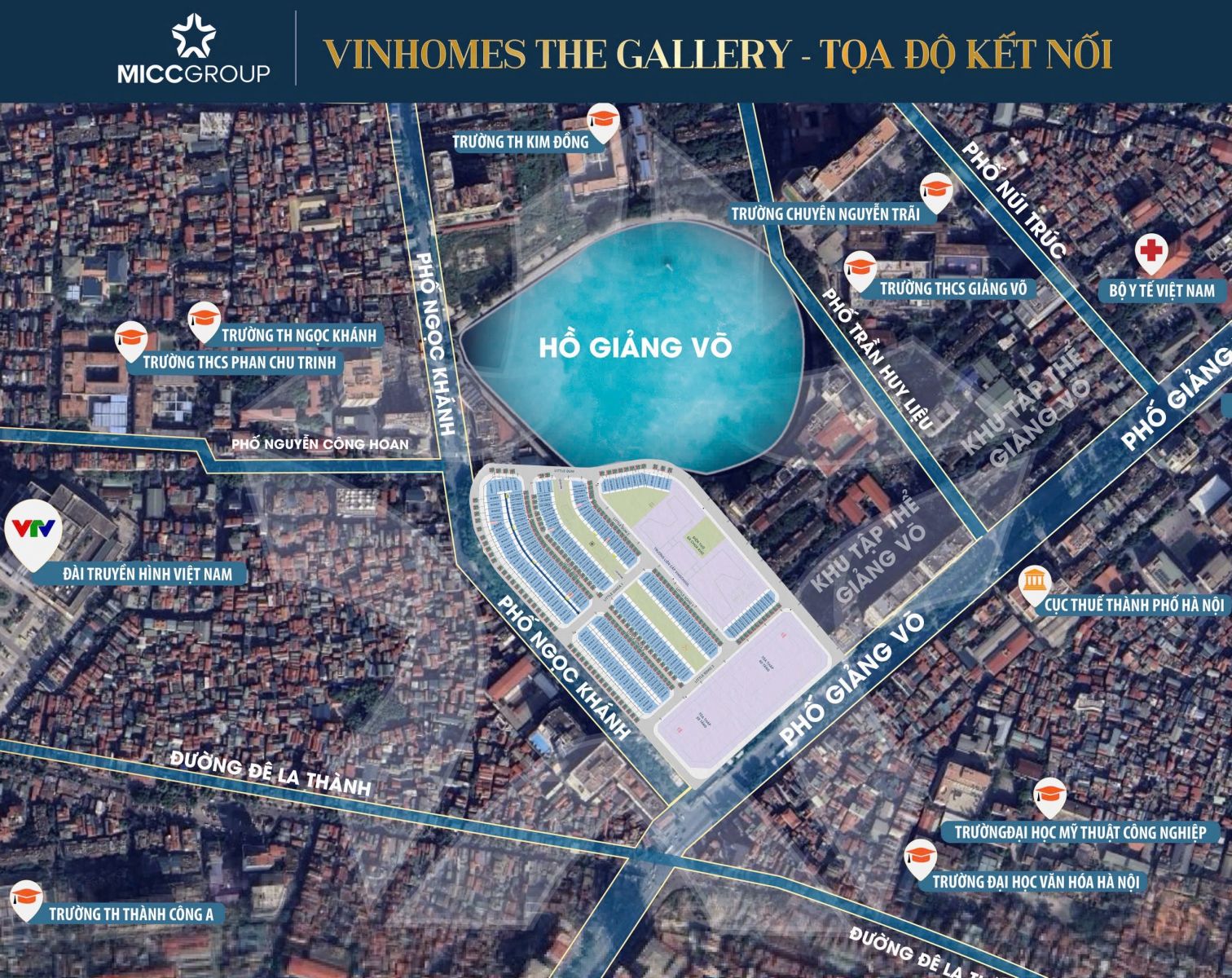 vị trí Vinhomes Giảng Võ