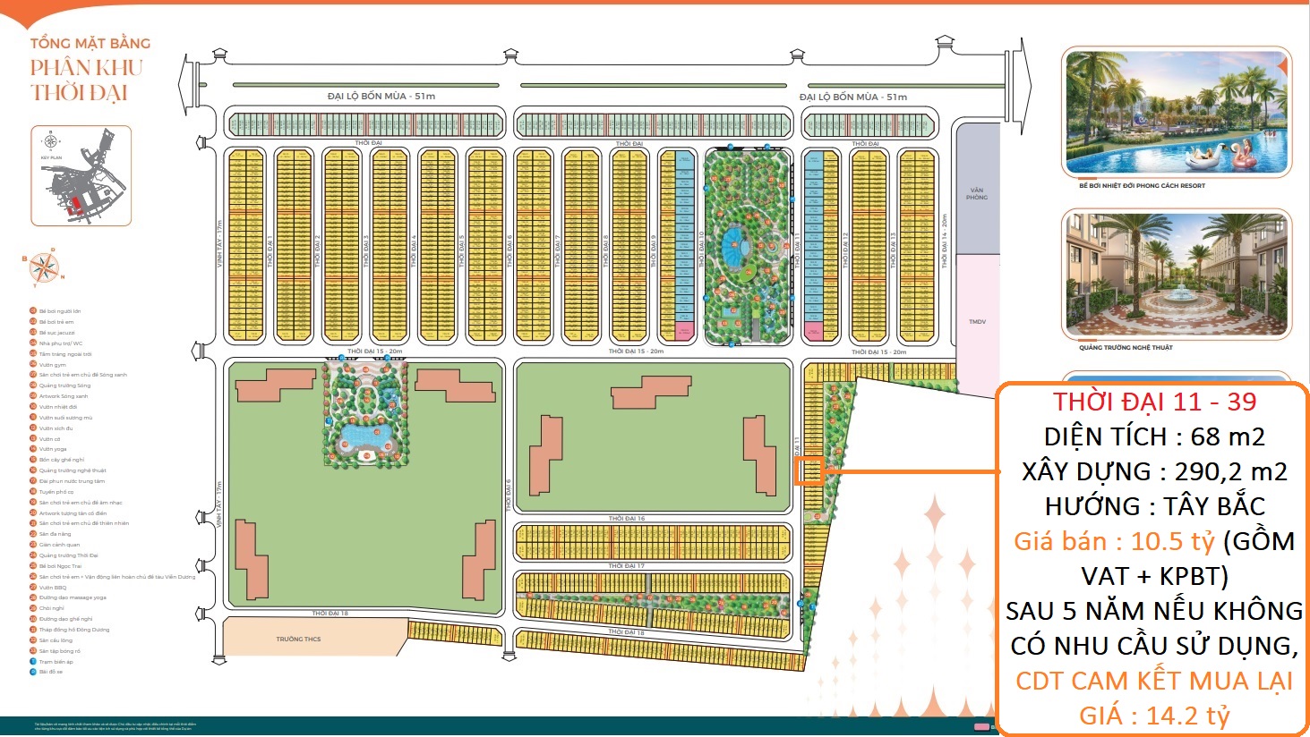 Shophouse Thời Đại 11 - 39 Vinhomes Ocean Park 3
