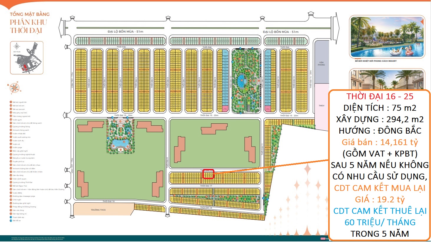 Shophouse Thời Đại 16 - 25 Vinhomes Ocean Park 3