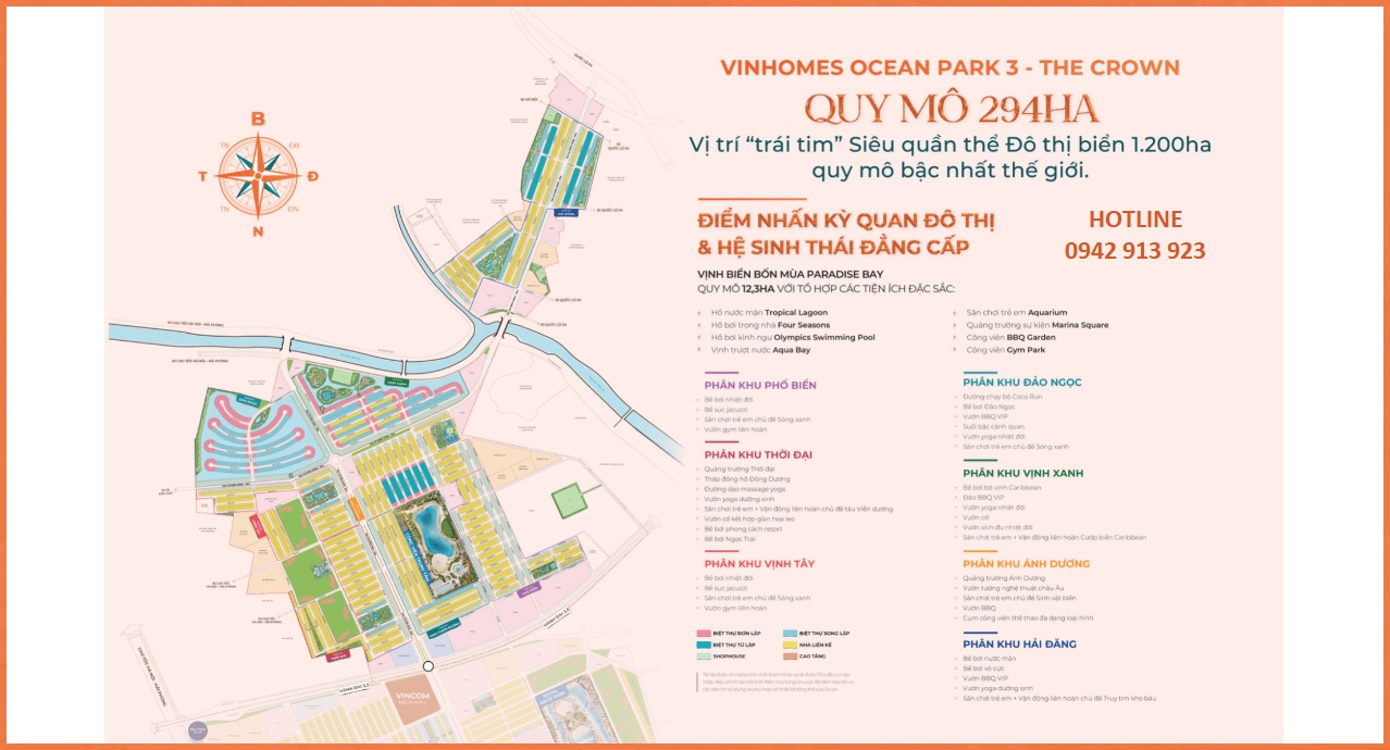 mặt bằng khu đô thị Vinhomes Đại An - Vinhomes The Crown