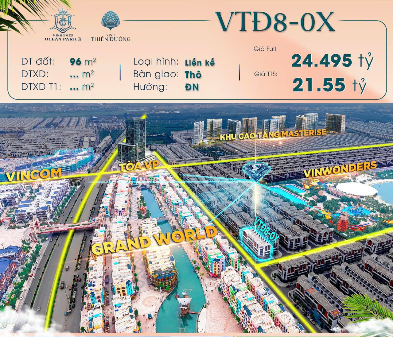shophouse Vịnh thiên đường vinhomes ocean park 3