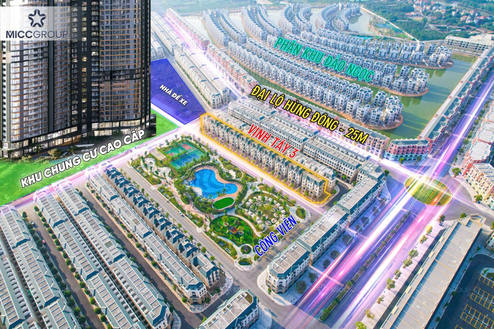 biệt thự song lập vịnh tây vinhomes ocean park 3