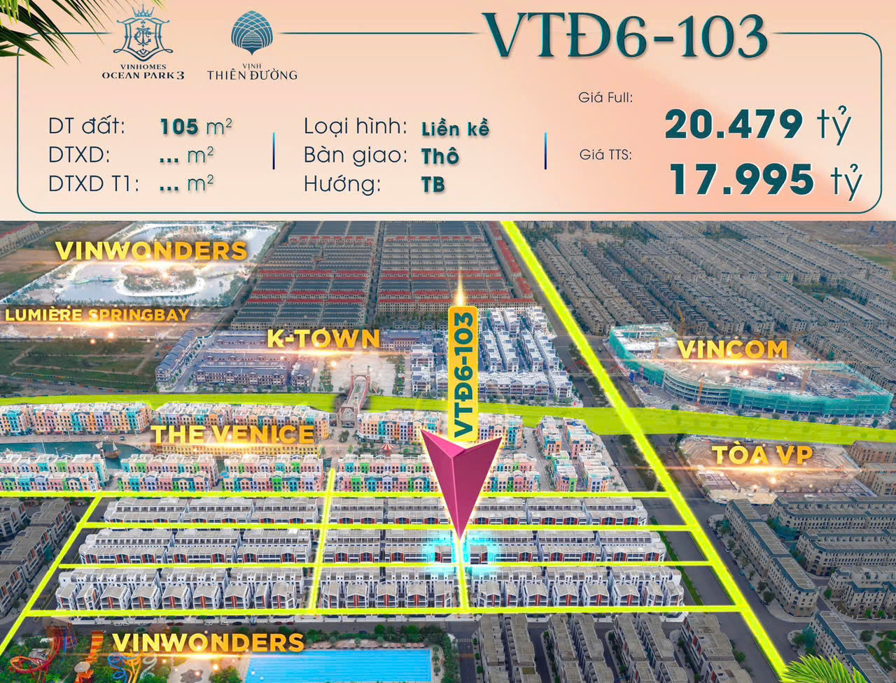 shophouse Vịnh thiên đường vinhomes ocean park 3