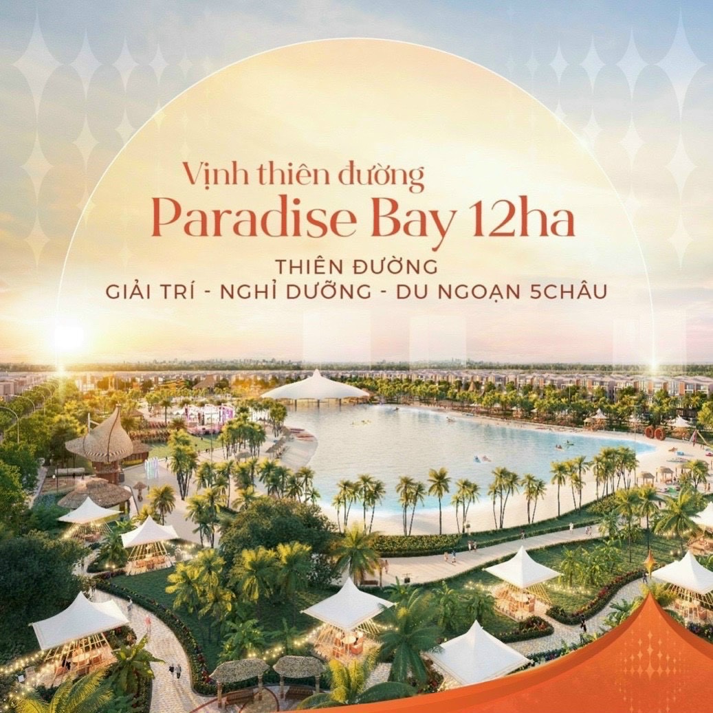 Hồ tạo sóng Vinhomes Đại An - Vinhomes The Crown