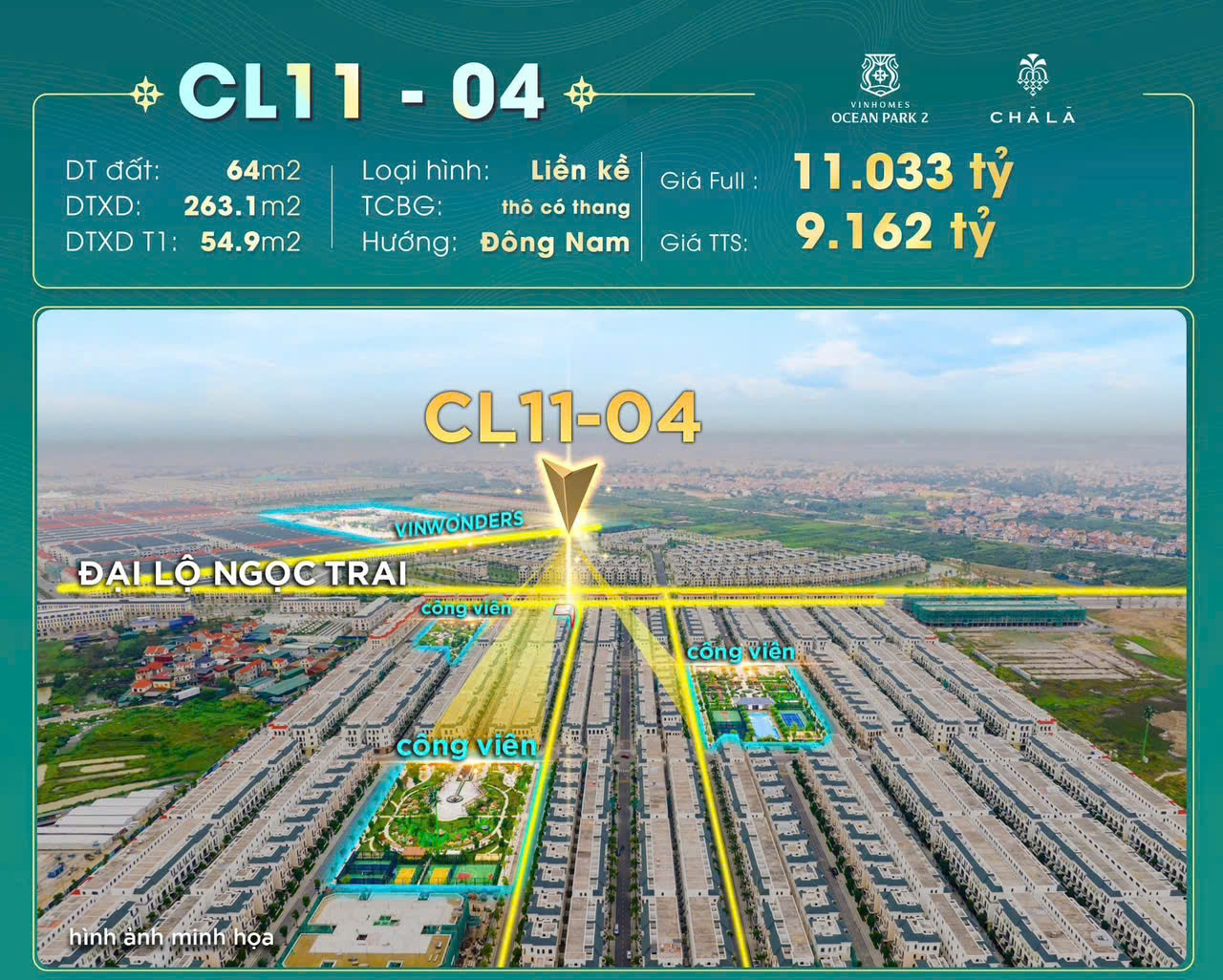 liền kề chà là vinhomes ocean park 2