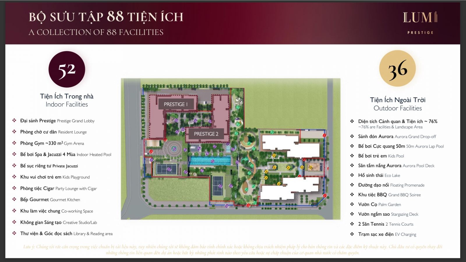 tiện ích lumi Prestige capitaland Hà nội