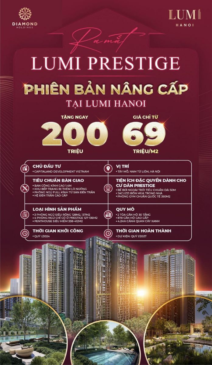 booking lumi hà nội