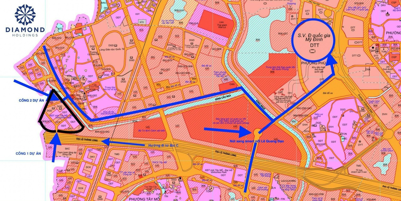 vị trí chung cư Lumi Hanoi CapitaLand
