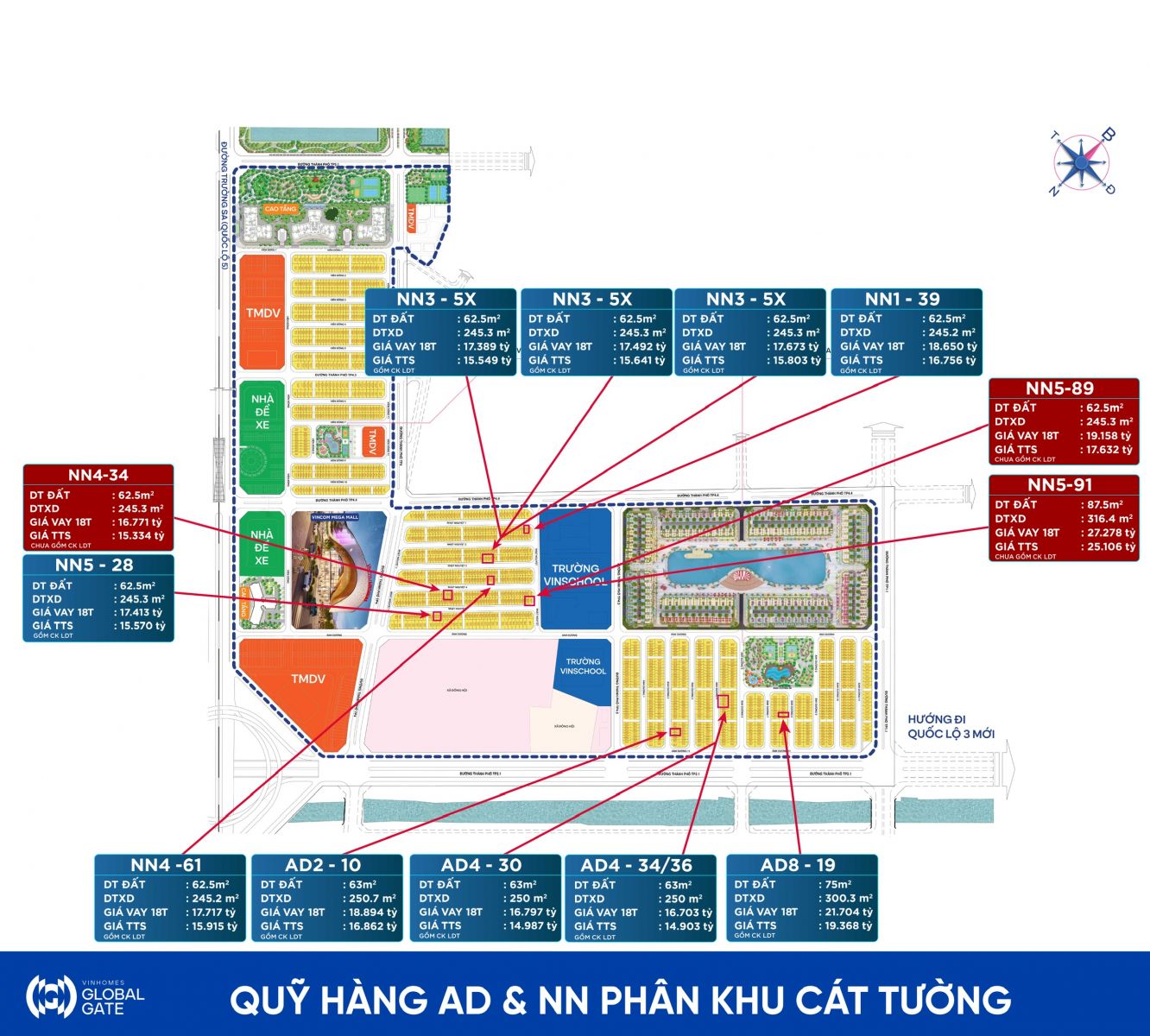 chuyển nhượng liền kề vinhomes cổ loa