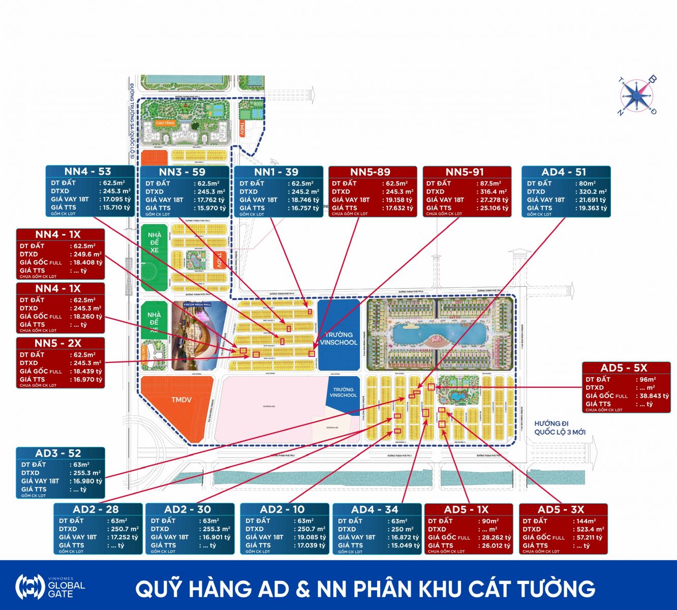 chuyển nhượng liền kề vinhomes cổ loa